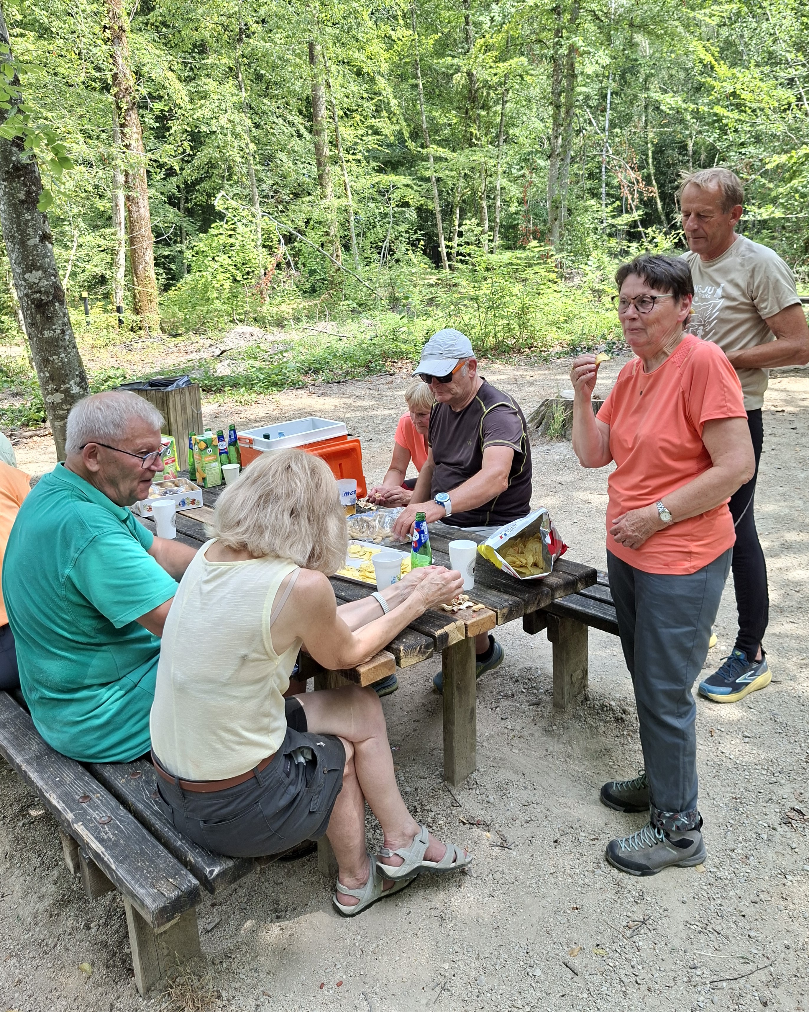 moment convivial, rafraichissant