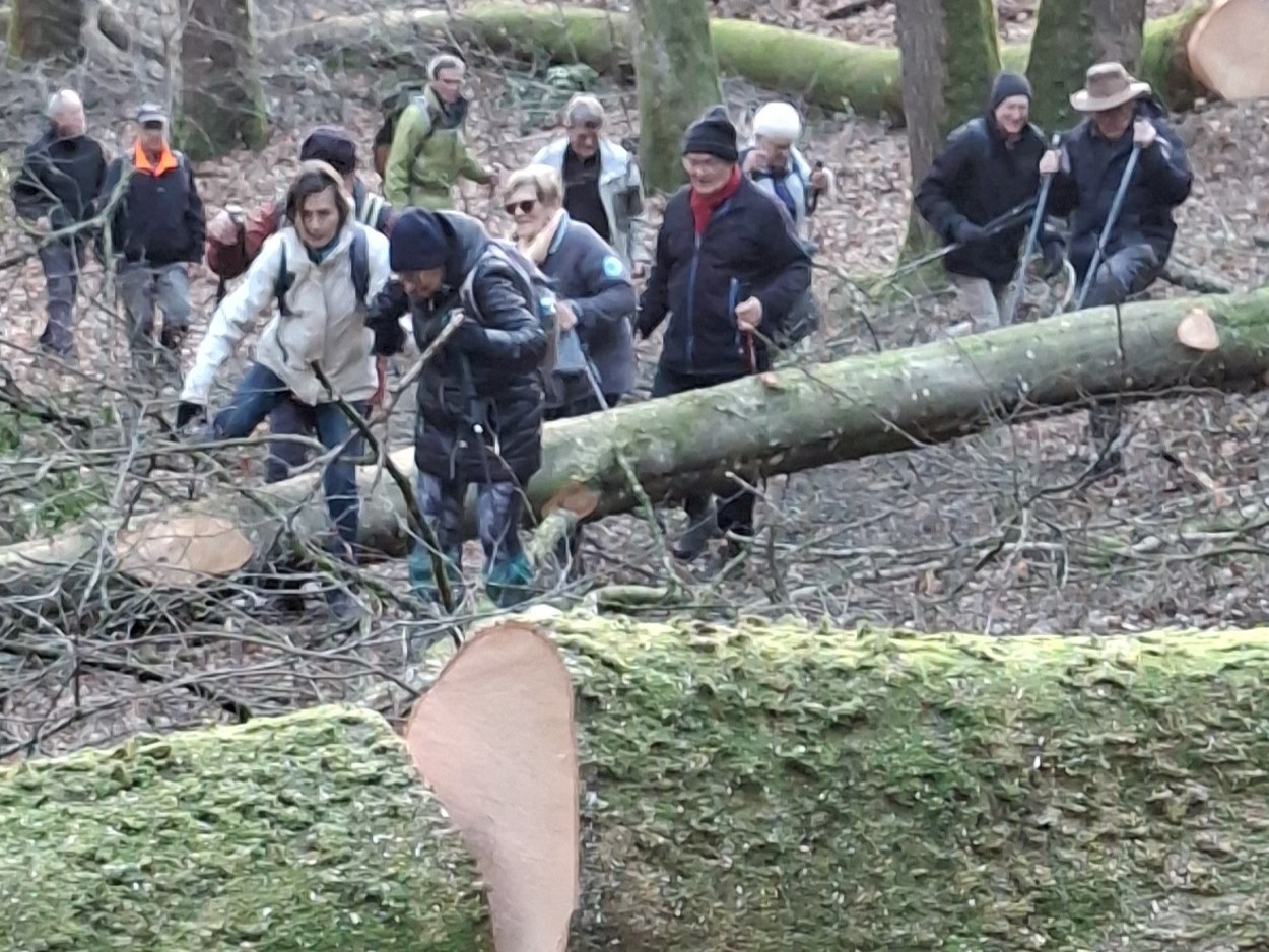 imprévu, il faut enjamber